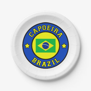 Capoeira Paper Plate