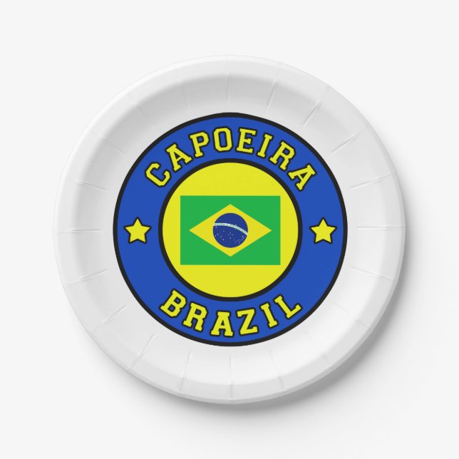 Capoeira Paper Plate (Front)