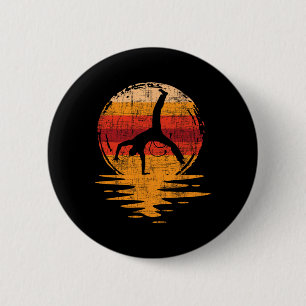 Capoeira Retro Vintage - Kickboxing Brazilian Mart 6 Cm Round Badge