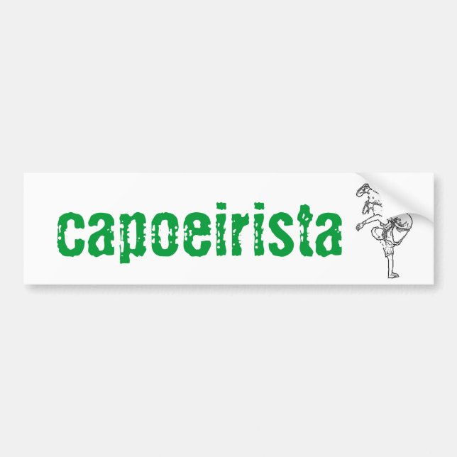 capoeirista bumper sticker 1 (Front)