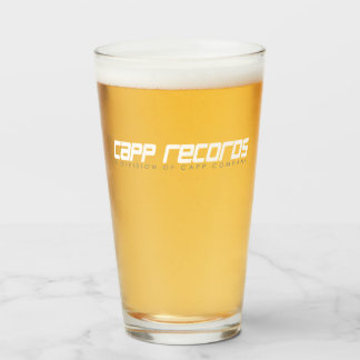 CAPP Records Beer Glass