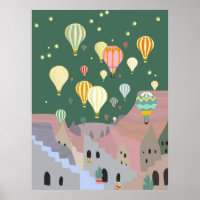 Cappadocia Night Art | Hot Air Balloon Turkey