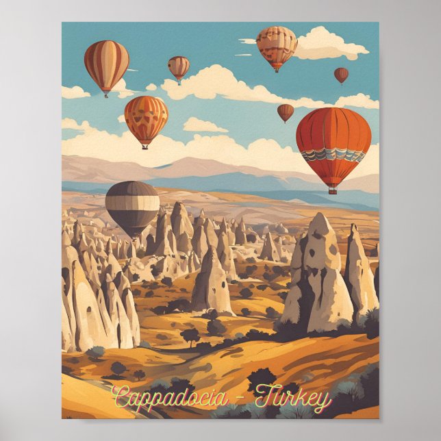 Cappadocia, Turkey Poster (Front)