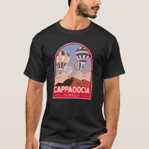 Cappadocia Turkey Retro Travel Art Vintage  T-Shirt