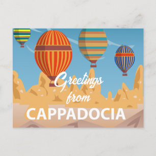 Cappadocia Turkey Travel Holiday Postcard