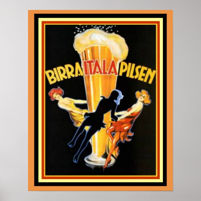 Cappiello Birra Itala Pilsen Poster 16 x 20 (Front)