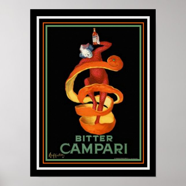 Cappiello Bitter Campari Print 12 x 16 (Front)
