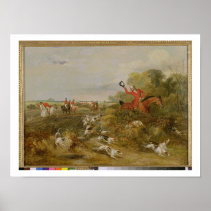 Capping on Hounds, Bachelor's Hall, 1836 (oil on c Poster