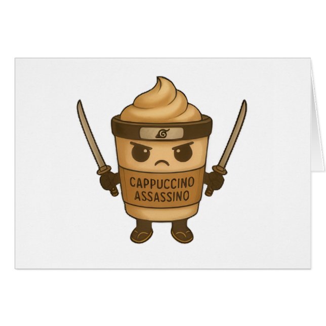 Cappuccino Assassino Italian (Front Horizontal)