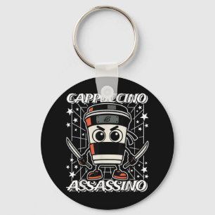 Cappuccino-assassino Italian-brainrot Coffee Assas Key Ring