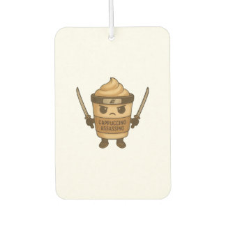 Cappuccino Assassino Italian Car Air Freshener