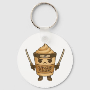 Cappuccino Assassino Italian Key Ring
