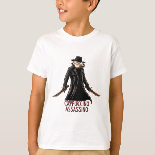 Cappuccino Assassino T-Shirt   Dark Humor Italian 