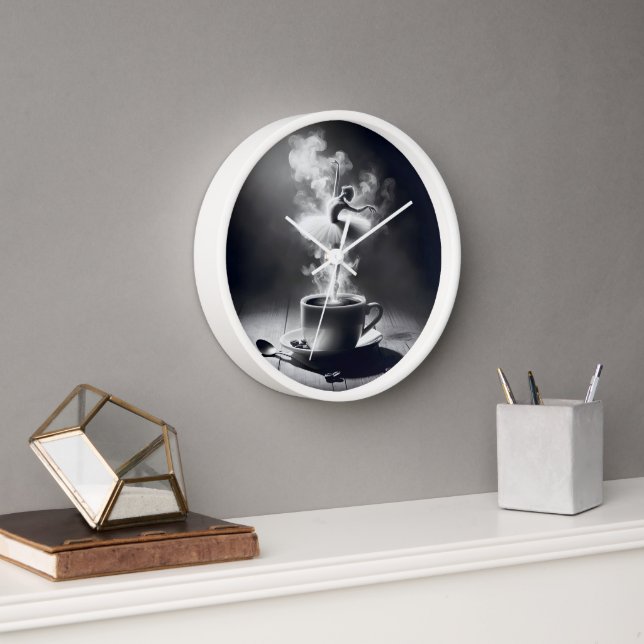 Cappuccino Ballerina Dancer  Clock (Office)