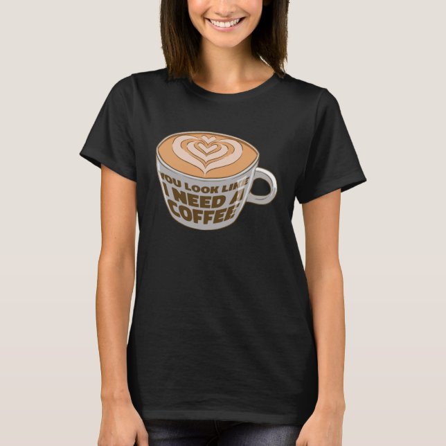 Cappuccino Coffee Bean Caffeine Quotes Pullover Ho (Front)