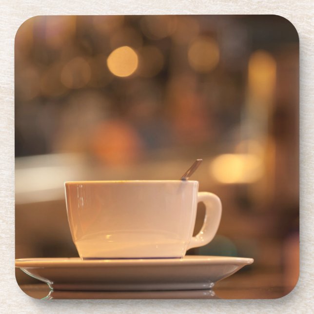 Cappuccino coffee, Venice, Italy Coaster (Front)