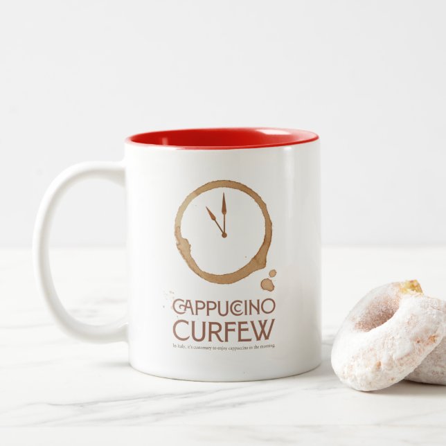 Cappuccino Curfew - 11AM Coffee Culture Mug (With Donut)