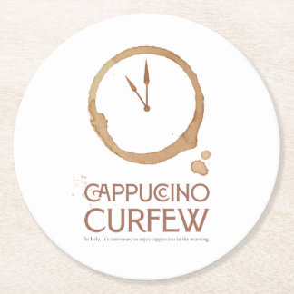 Cappuccino Curfew – Italian Coffee Culture Coaster