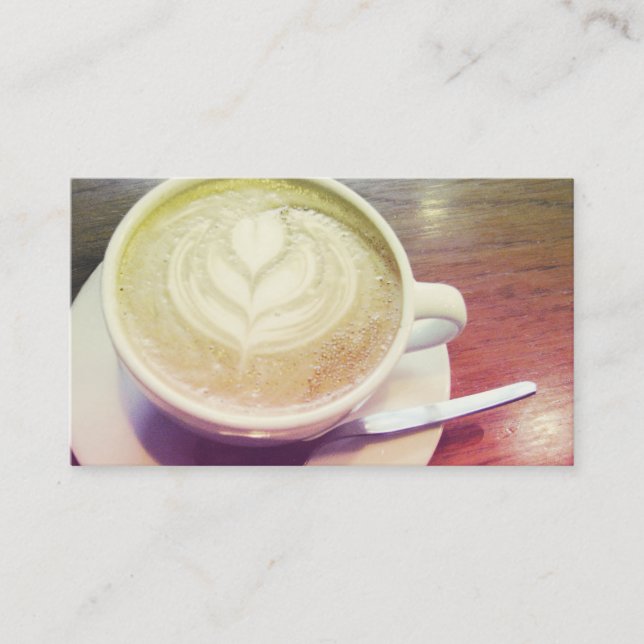 cappuccino heart loyalty card (Front)