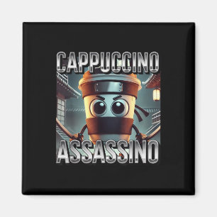 Cappuccino Ino Coffee Lovers Italian Brainrot Meme Magnet