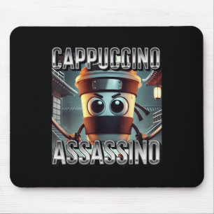 Cappuccino Ino Coffee Lovers Italian Brainrot Meme Mouse Mat