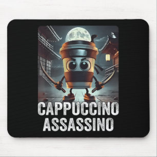 Cappuccino Ino, Italian Brainrot Meme, Espresso Me Mouse Mat