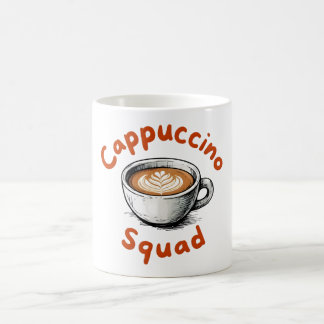 Cappuccino Squad Coffee Lover Keepsake Mug 