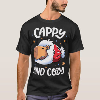 Cappy And Cosy - Capybara Holidays T-Shirt