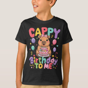 Cappy Birthday To Me Cute Capy Capybara Birthday G T-Shirt