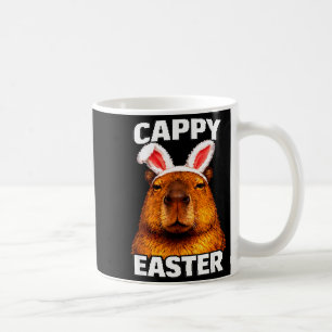 Cappy easter funny capybara bunny ears animal  coffee mug