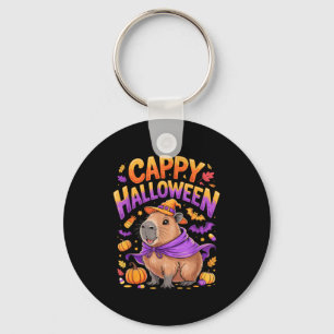 Cappy Halloween Capybara Witch  Key Ring