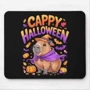Cappy Halloween Capybara Witch Mouse Mat