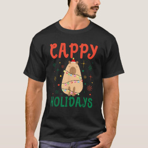 Cappy Holidays Animal Lover Xmas Funny Christmas C T-Shirt