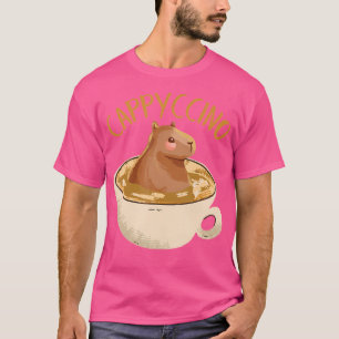 Cappyccino Capybara Coffee T-Shirt
