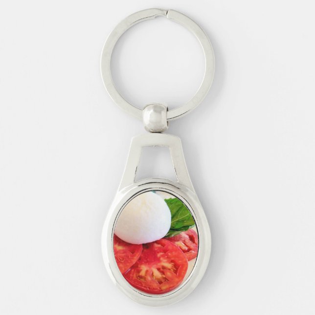 Caprese Metal Keychain (Front)