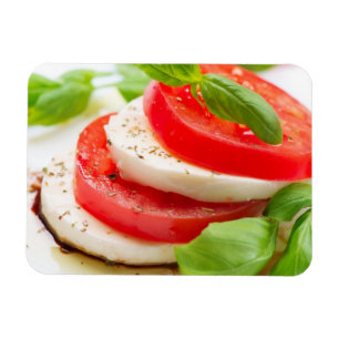 Caprese Salad. Tomato and Mozzarella slices Magnet