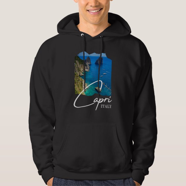 Capri Island  Capri Italy  Capri Souvenir Hoodie (Front)