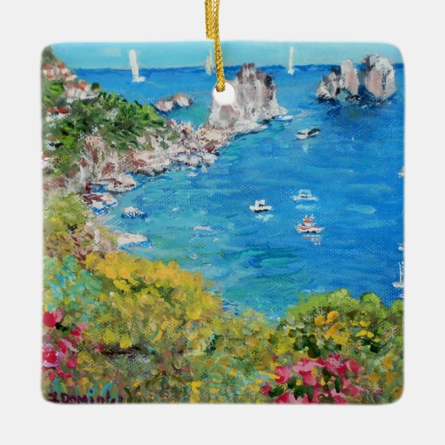 Capri, Italy - Ornament (Front)