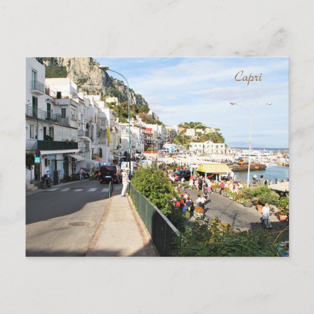 Capri, Italy, Photographpy, Post Card (Front)