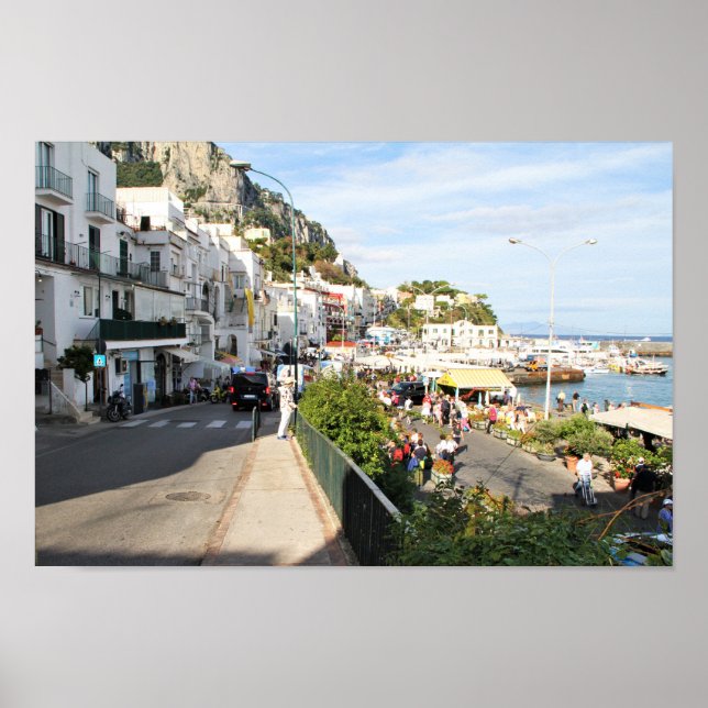 Capri, Italy, Photography, Art Poster (Front)