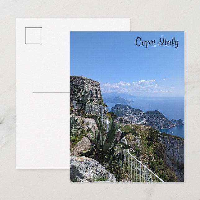 Capri Italy Postcard (Front/Back)
