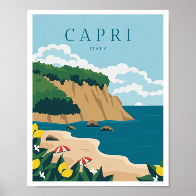 Capri Italy Poster (Front)