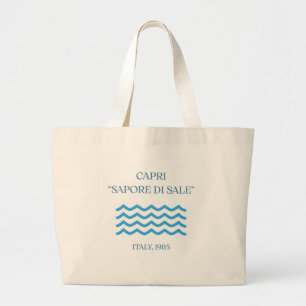 Capri Italy Sapore di Sale Vintage Summer Tote Bag