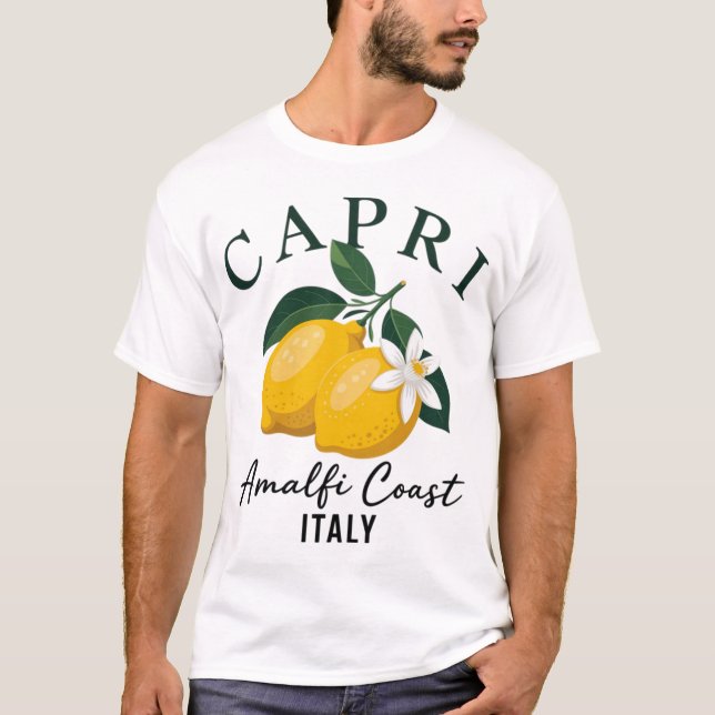 Capri Italy Sorrento Lemons  T-Shirt (Front)