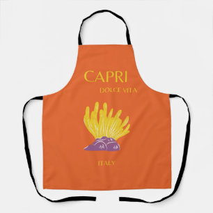 Capri, Italy, Travel, Preppy, Orange Apron