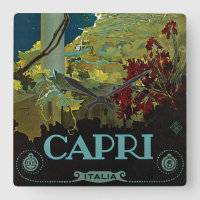 Capri, Italy, Vintage Travel Poster Art Italia