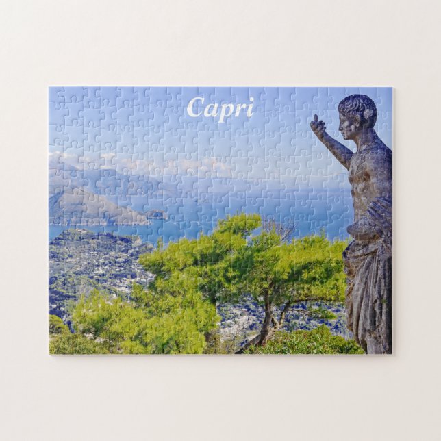 Capri Mountain View Jigsaw Puzzle (Horizontal)