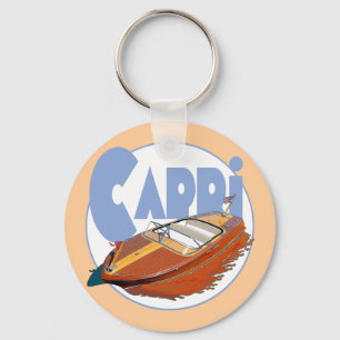 Capri Powerboat Key Ring