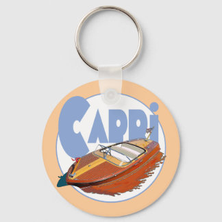 Capri Powerboat Key Ring