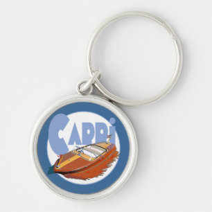 Capri Powerboat Key Ring
